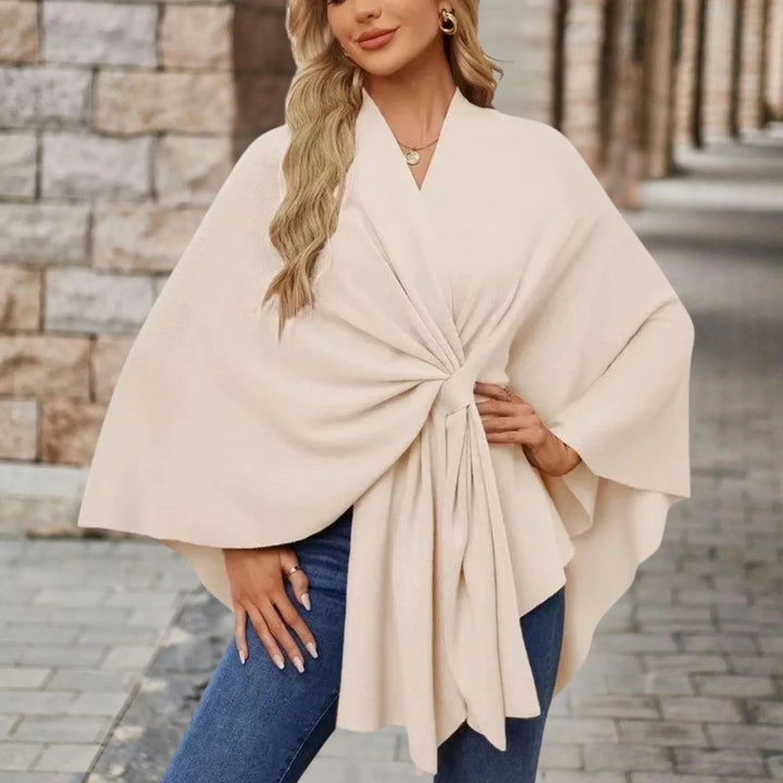 Briana™ | Elegant Draped Poncho