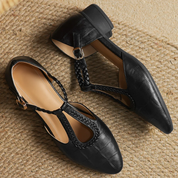 Sarah | Minimalist Mary Jane Flats