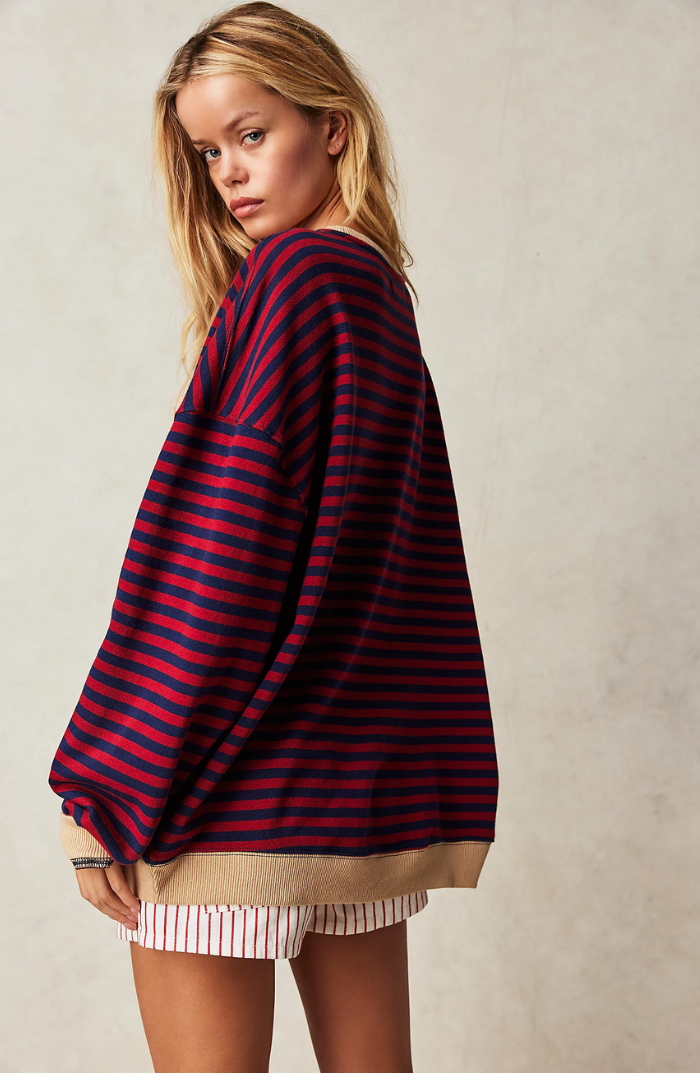 Ayla | Striped Oversized Sweater
