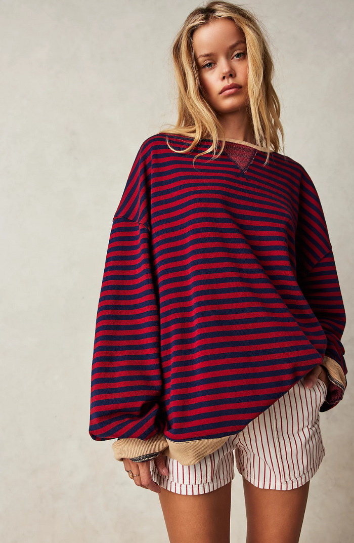 Ayla | Striped Oversized Sweater