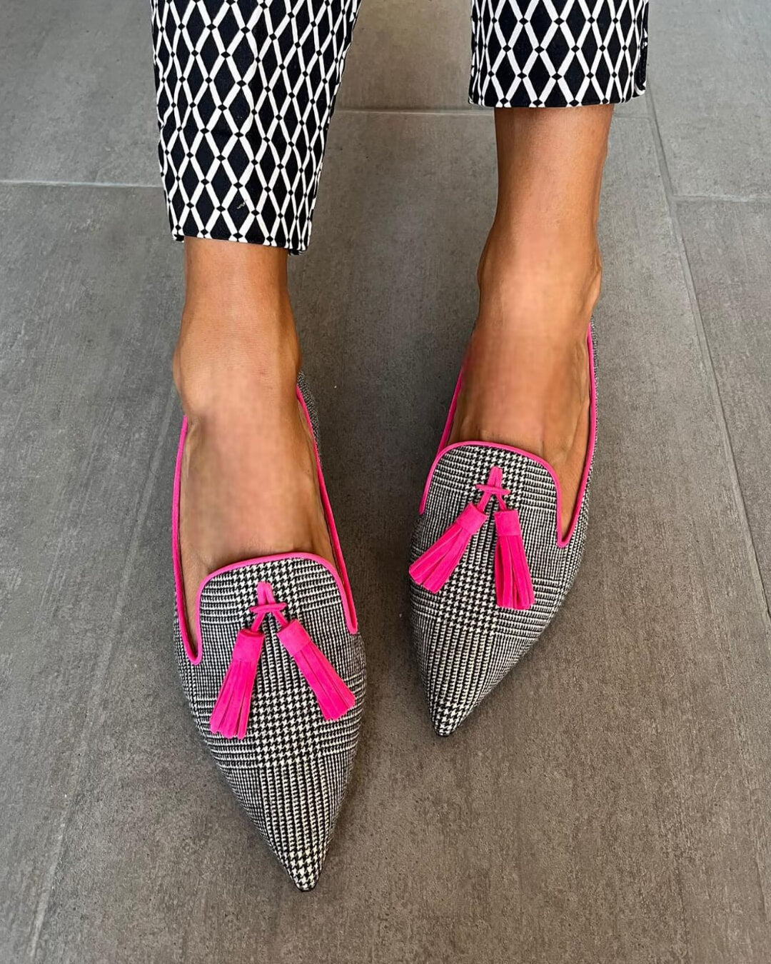 Everly & Rose | Elegant Pointed Loafers with Comfortable Tassels