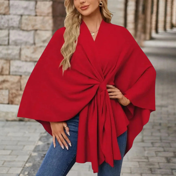 Briana™ | Elegant Draped Poncho