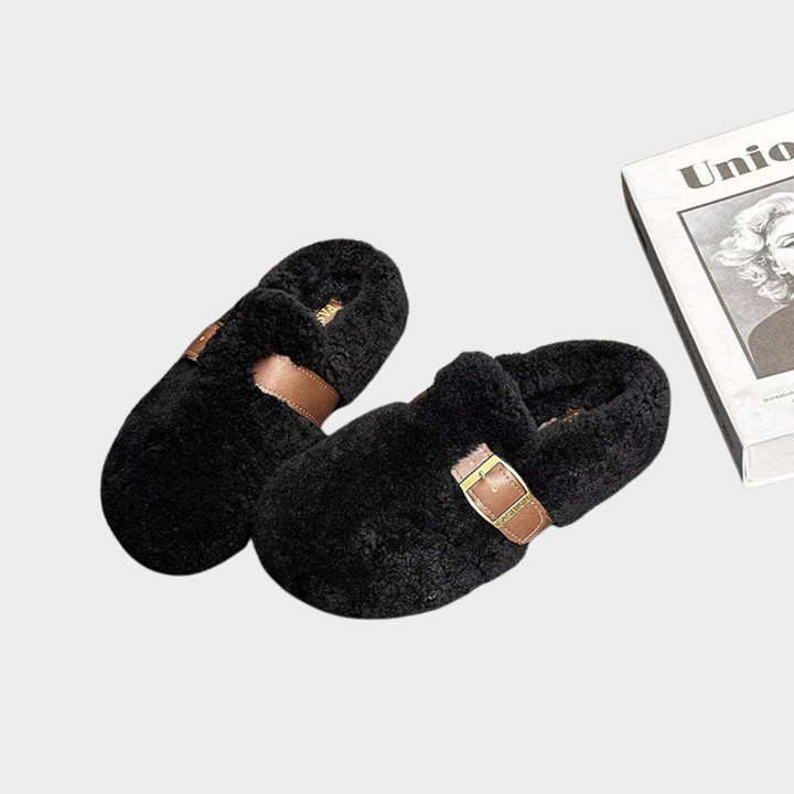 Elara™ | Warm Fluffy Loafers