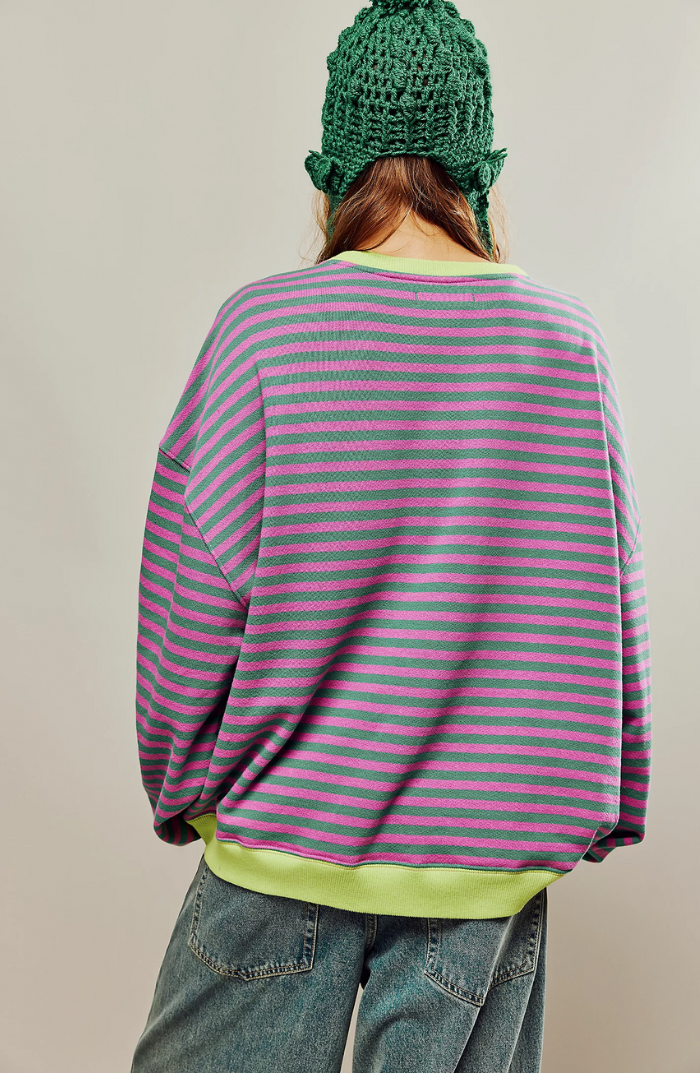 Ayla | Striped Oversized Sweater