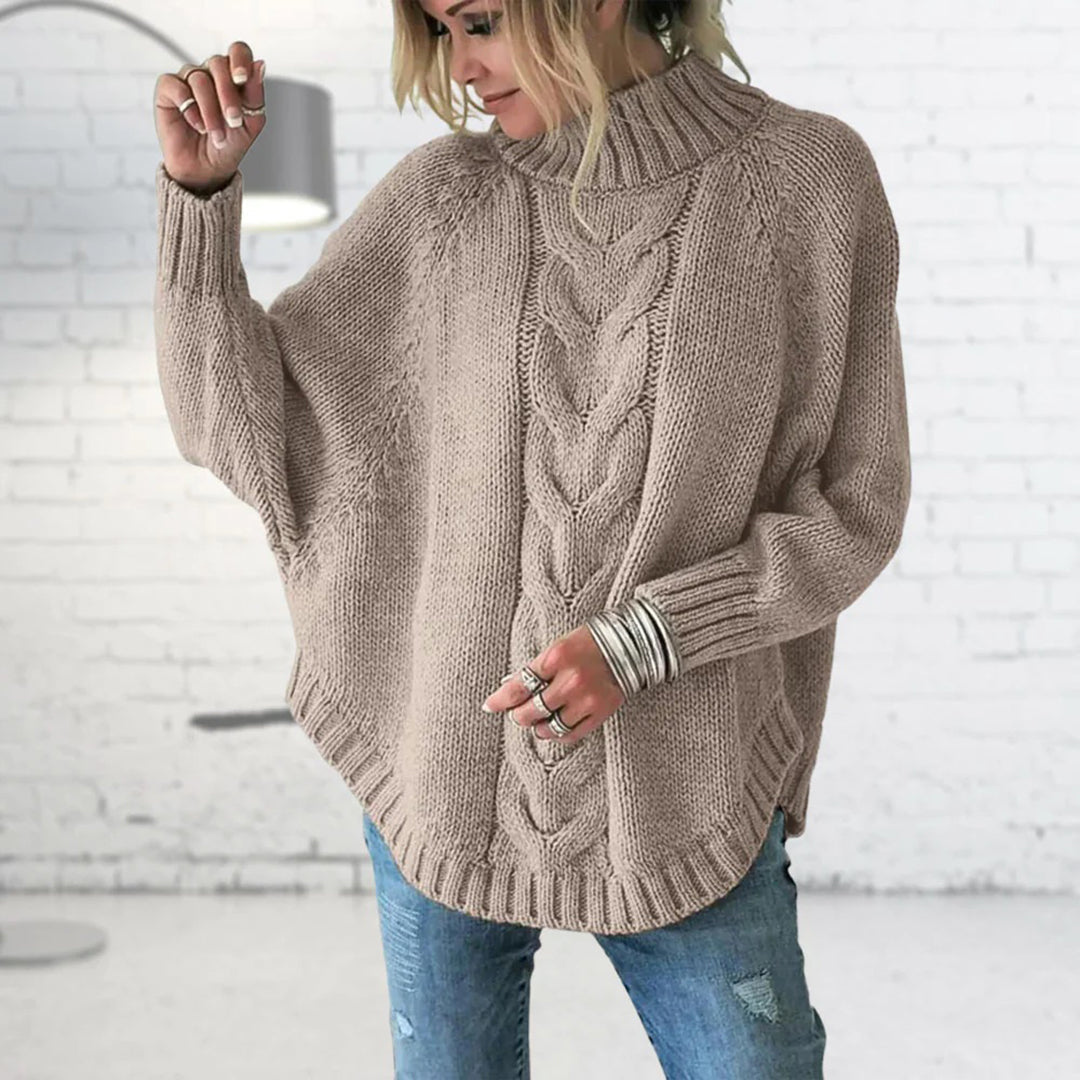 Charlotte | Knitted Sweater with Cable Pattern