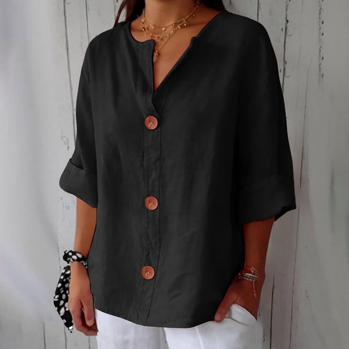 Clara - Casual Textured Blouse