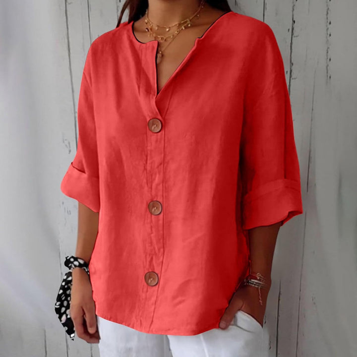 Clara - Casual Textured Blouse