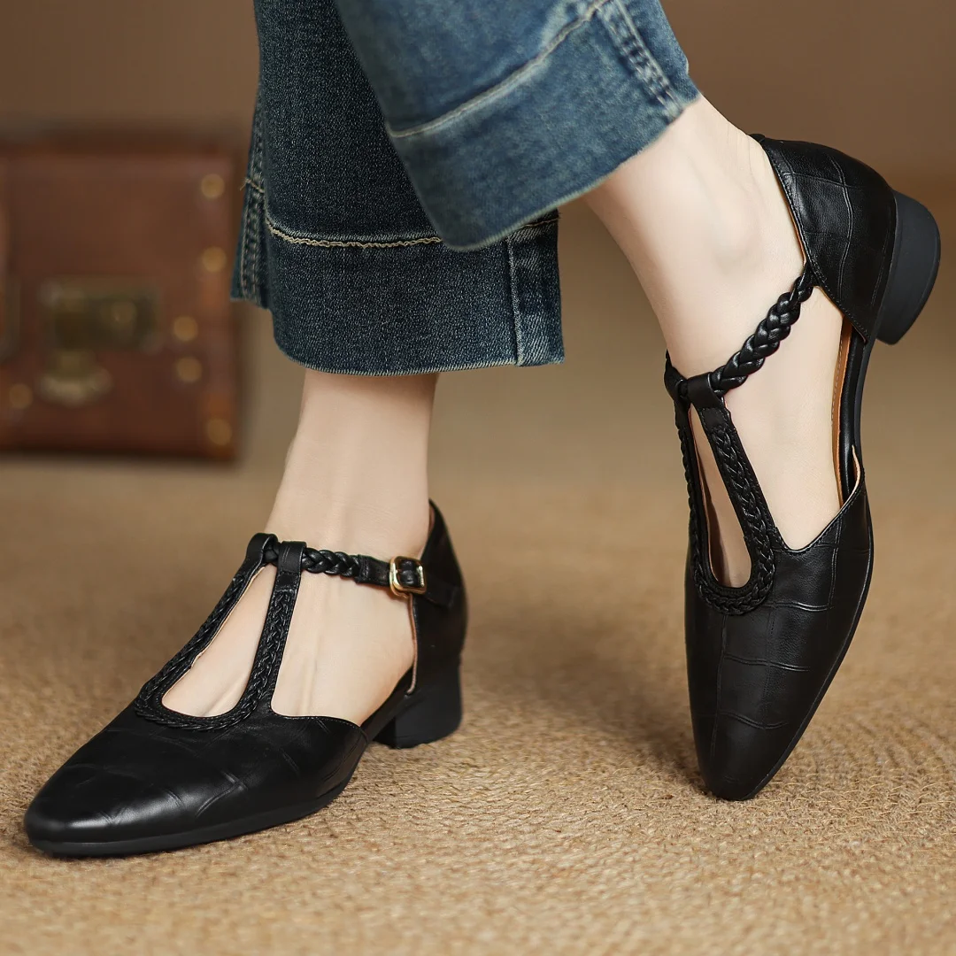 Everly & Rose |  Leather Mary Janes