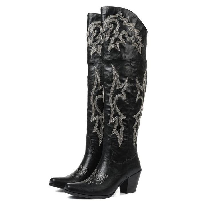 Cheyenne |  Classic Over-the-Knee Cowboy Boots