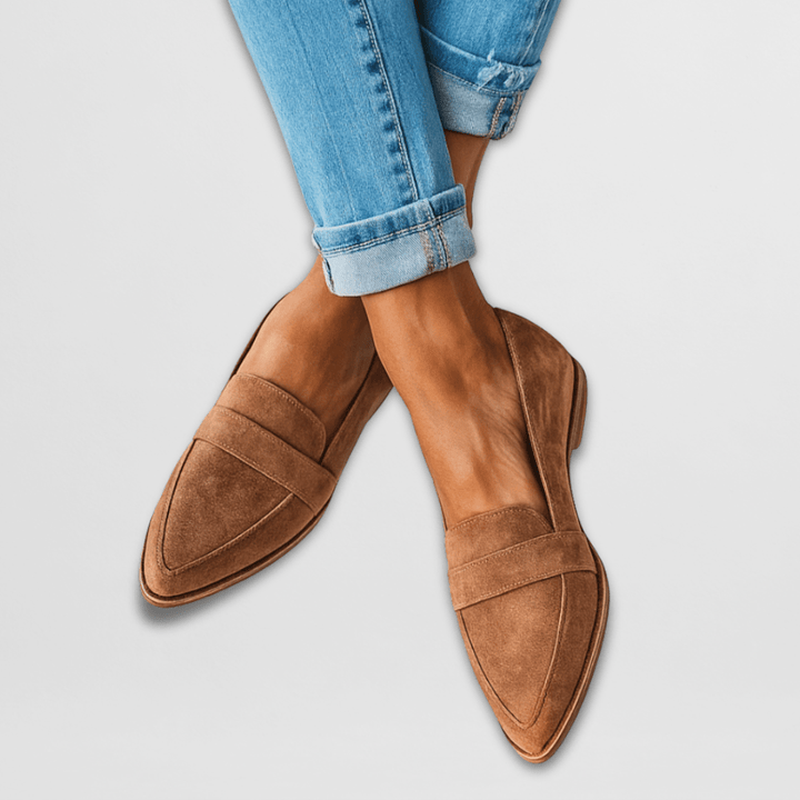 Alessia - Soft Suede Loafers