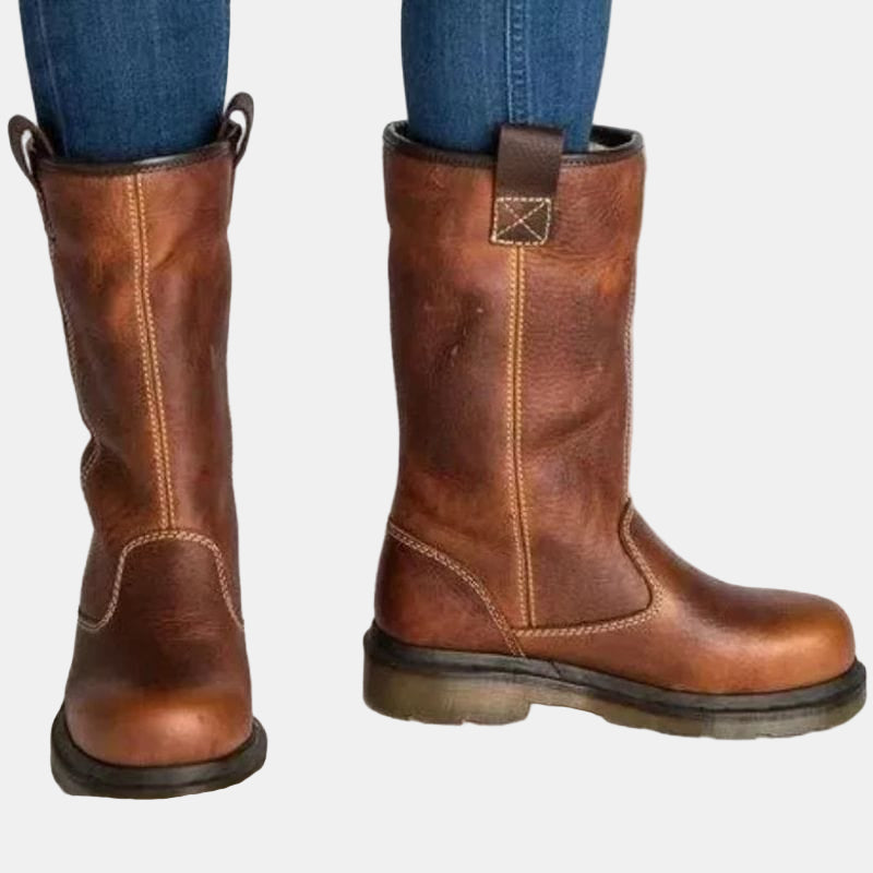 Seraphina | Rugged Leather Boots