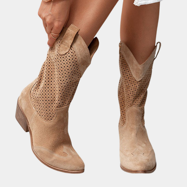 Natalie™ | Cowboy Style Orthopedic Boots