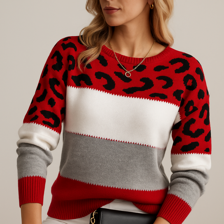 Valmont™ | Elegant Leopard Sweater