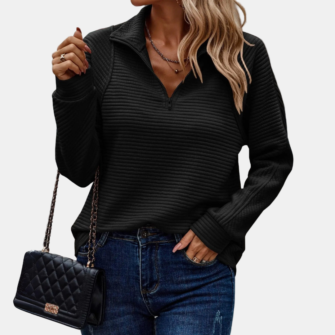 Maevira™ | Half-Zip Detailed Pullover