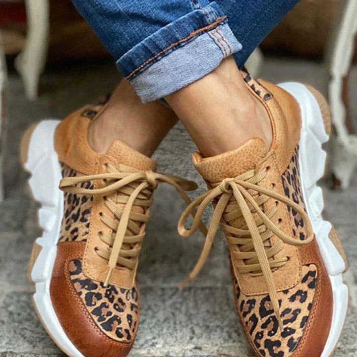 Mira | Comfortable Leopard Sneakers