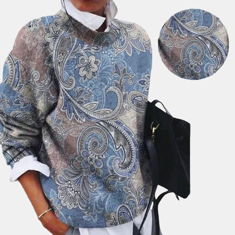 Kryssandra™ | Printed Pullover Sweater