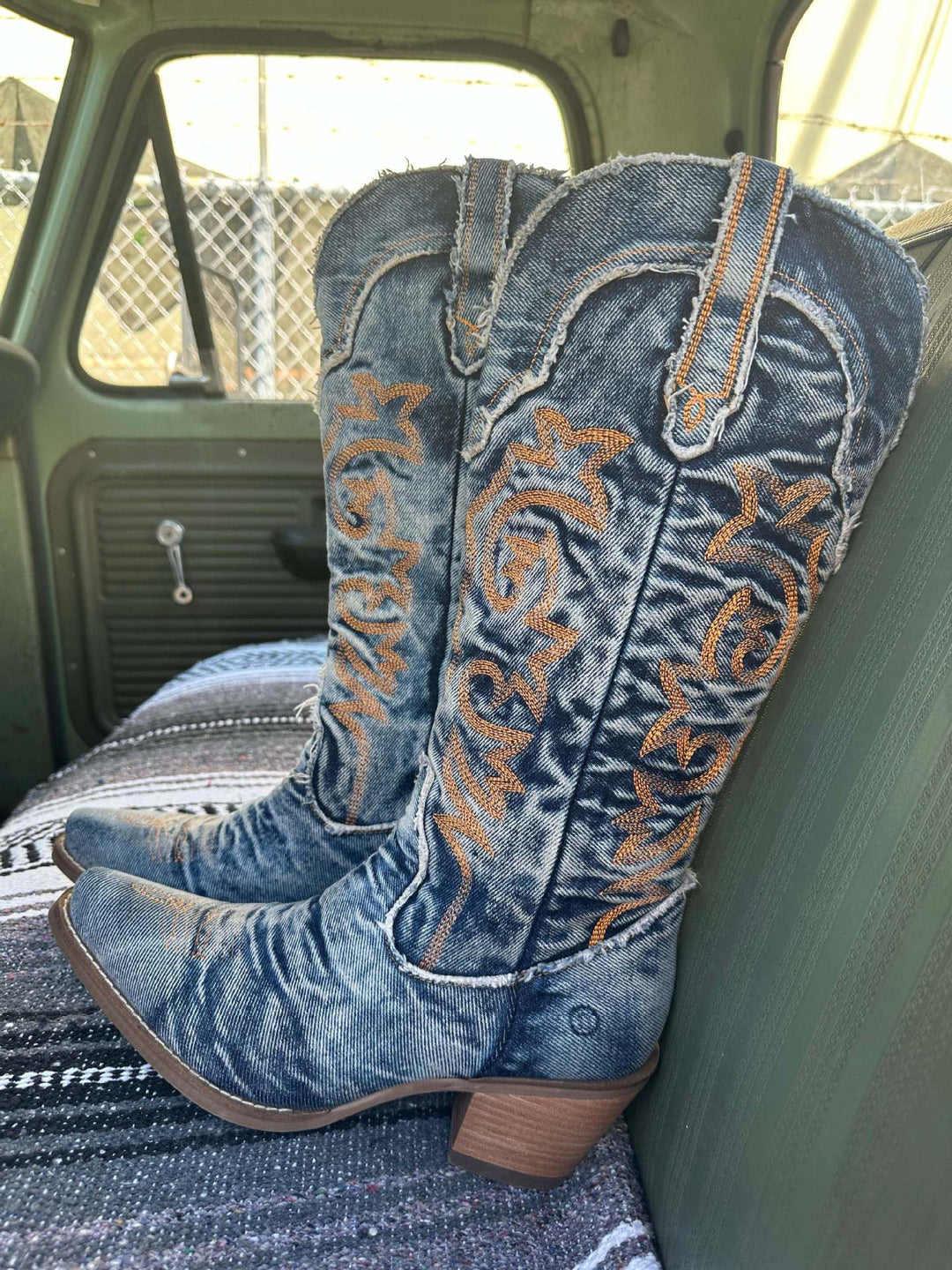 Dakota™ | Denim Western Boots