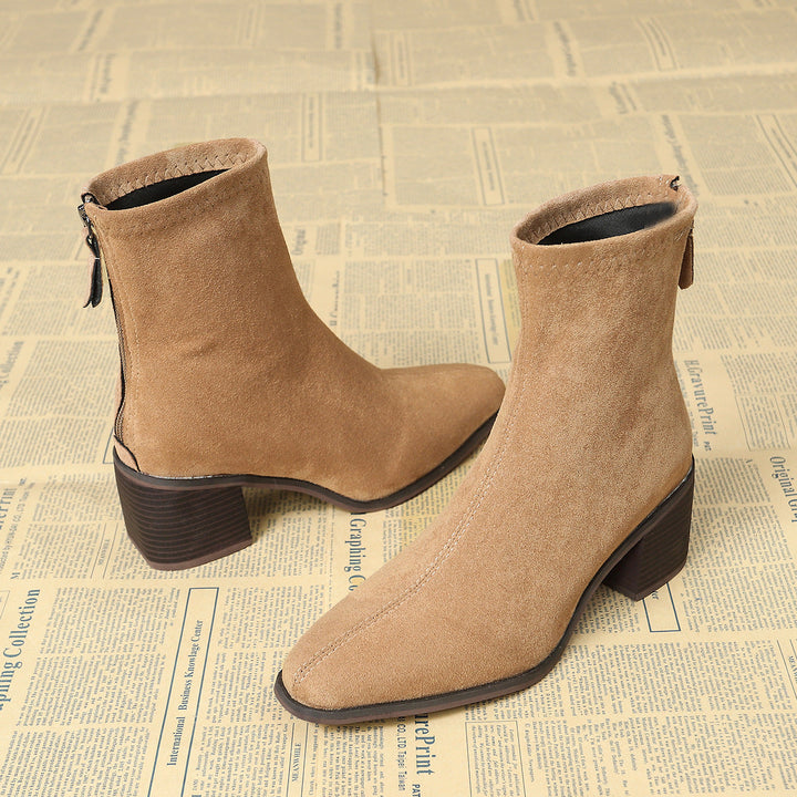 Giuliana | Elegant Suede Ankle Boots