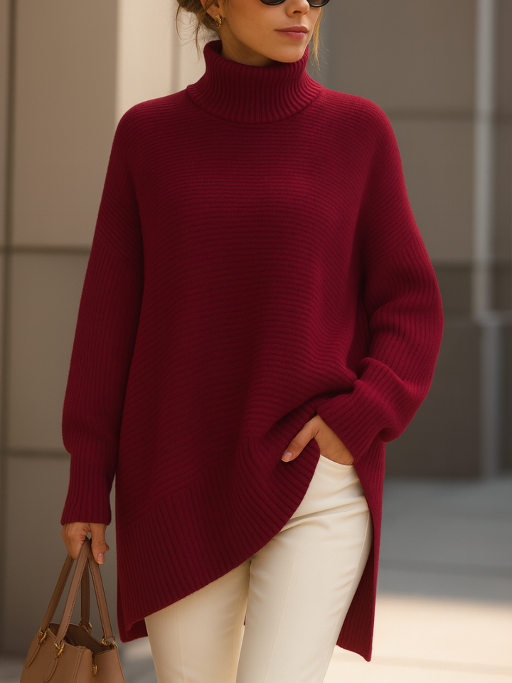 Anna | Oversized Turtle Neck Jumper