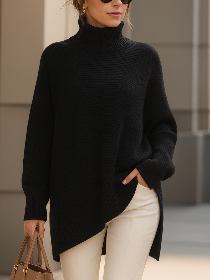 Anna | Oversized Turtle Neck Jumper
