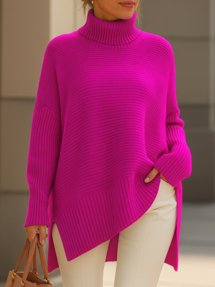 Anna | Oversized Turtle Neck Jumper