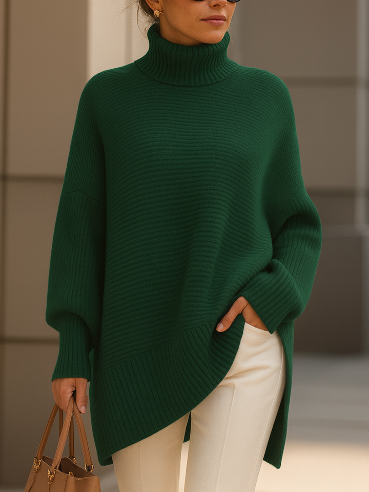 Anna | Oversized Turtle Neck Jumper