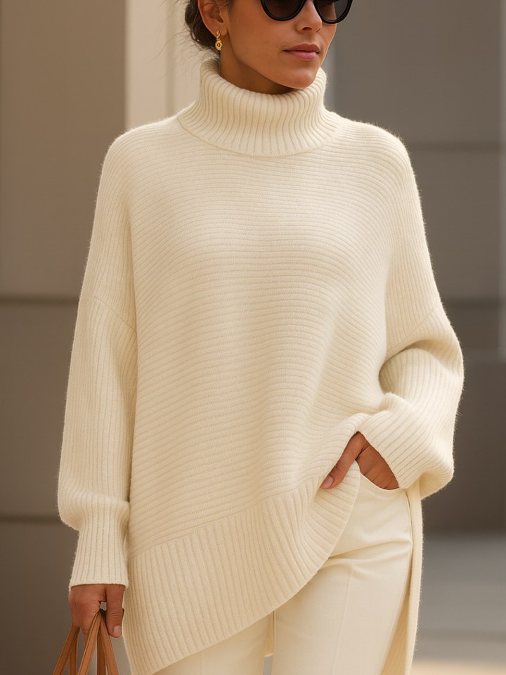 Anna | Oversized Turtle Neck Jumper
