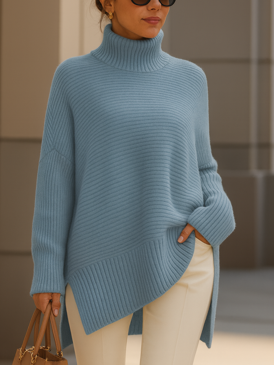 Anna | Oversized Turtle Neck Jumper