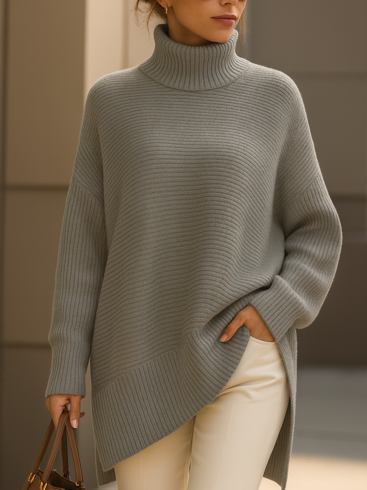 Anna | Oversized Turtle Neck Jumper