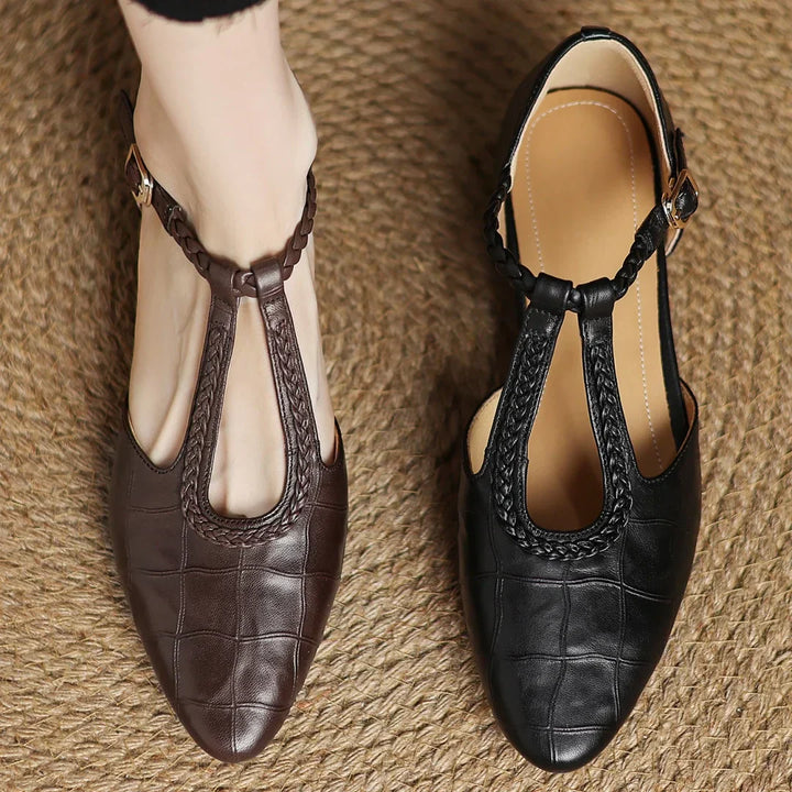 Everly & Rose |  Leather Mary Janes