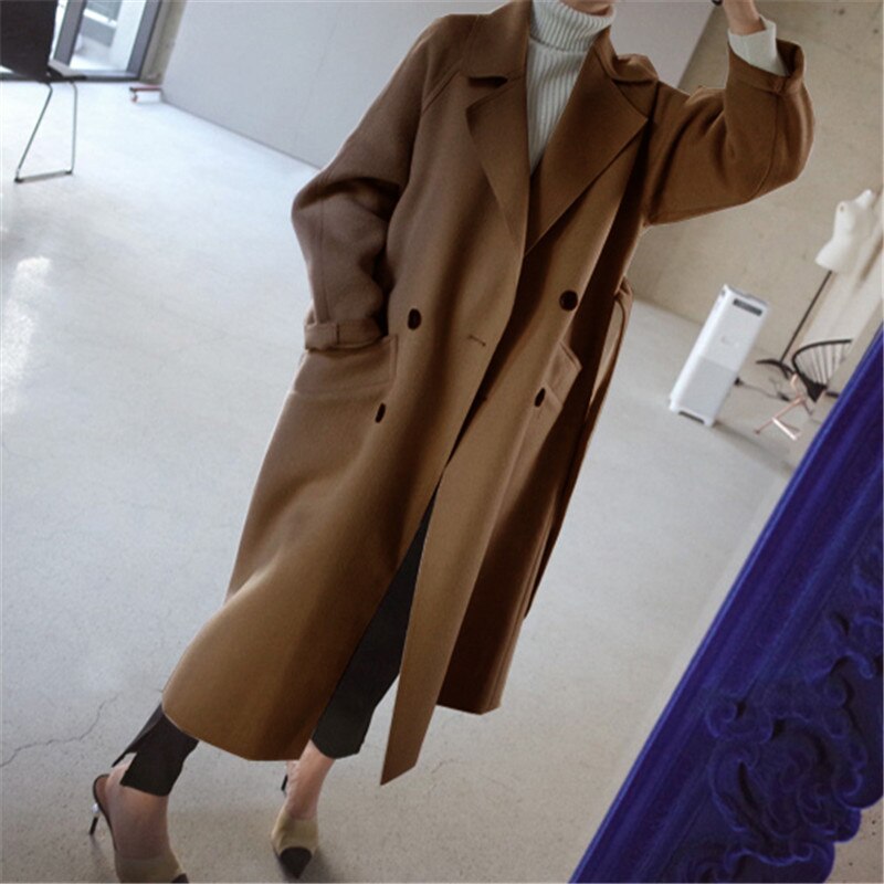Anda™ |  Long Classic Wool Coat