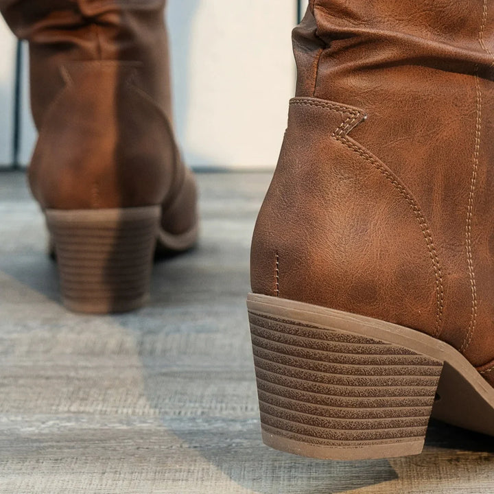 Dawn - Western Leather Boots