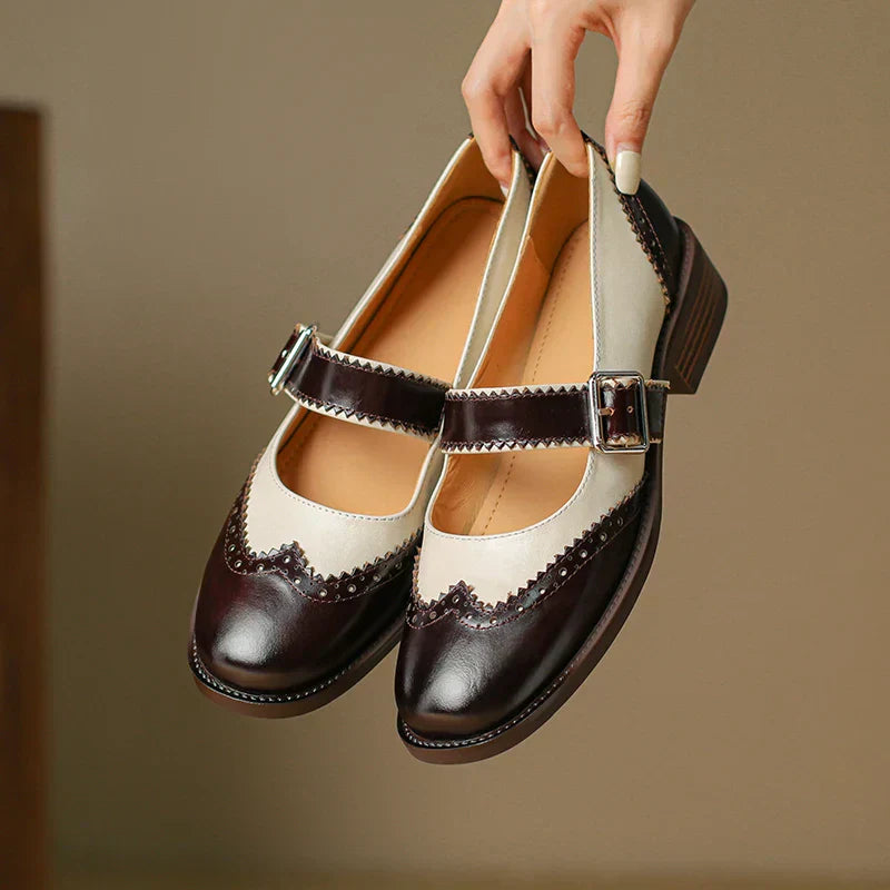 Miana | Chic Round-Toe Mary Janes