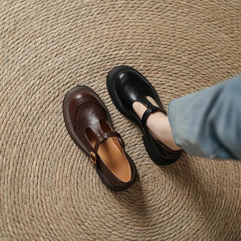 Giorgia | Elegant Mary Jane Shoes in High-Quality Leather