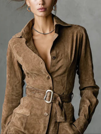 Pia™ | Long-Sleeved Midi Dress