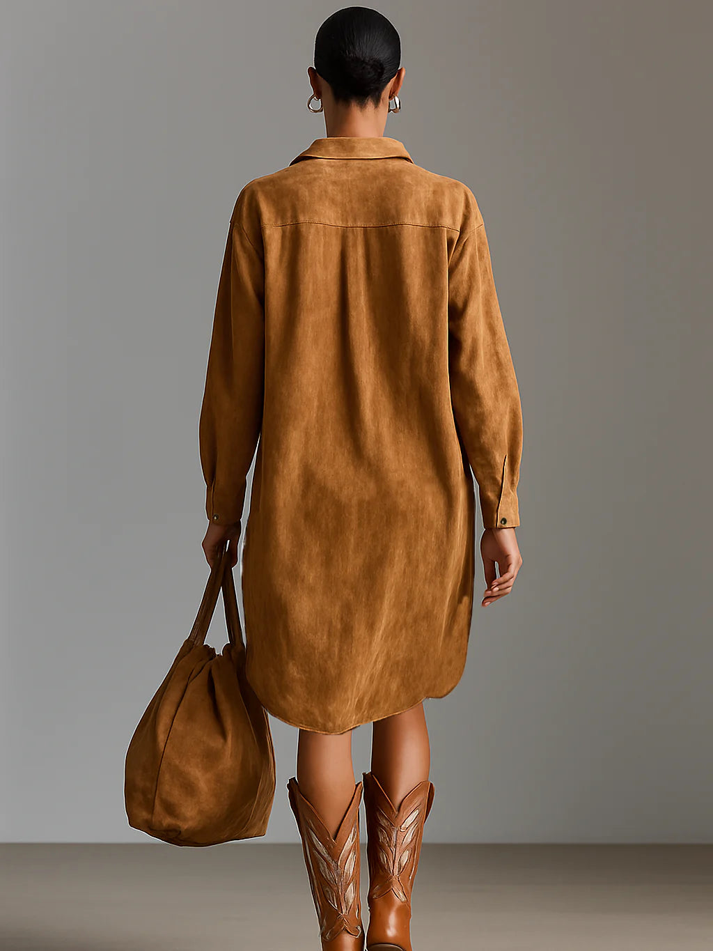 Elora™ | Embroidered Shirt Dress