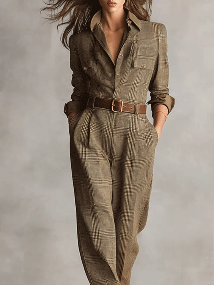 Sienna™ | Tweed Utility Jumpsuit