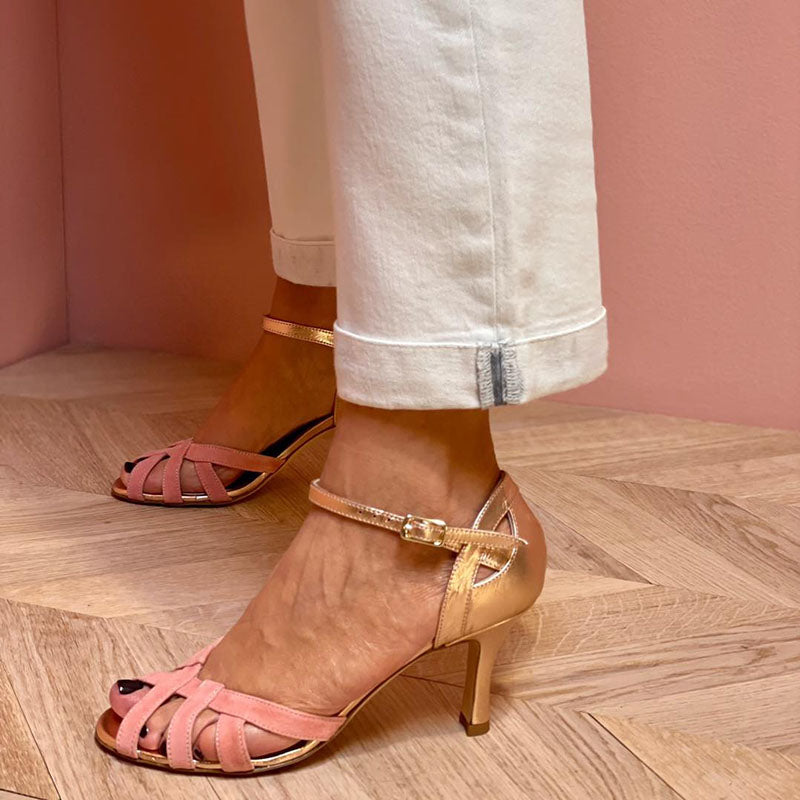 Everly & Rose | Elegant open-toe stilettos for a sophisticated style