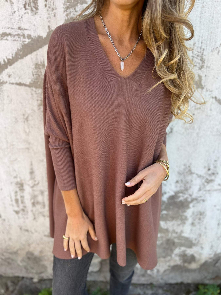Elayne | Cashmere V-Neck Sweater