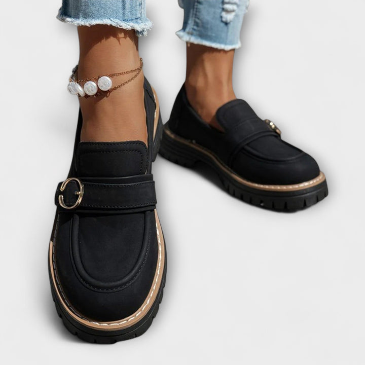 Lora – Elegant Casual Moccasins with Round Toe for a Sophisticated Look