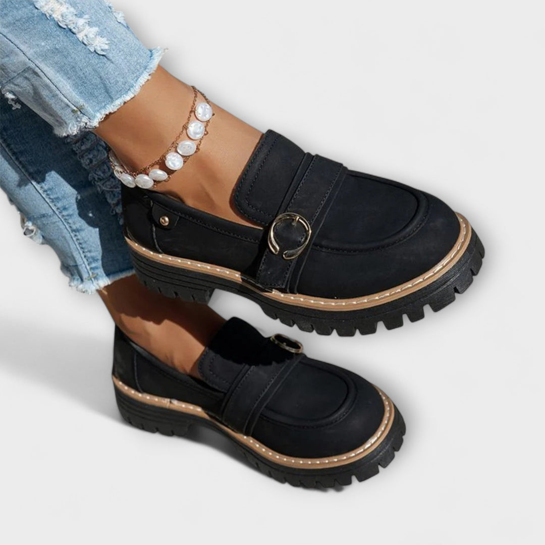 Lora – Elegant Casual Moccasins with Round Toe for a Sophisticated Look