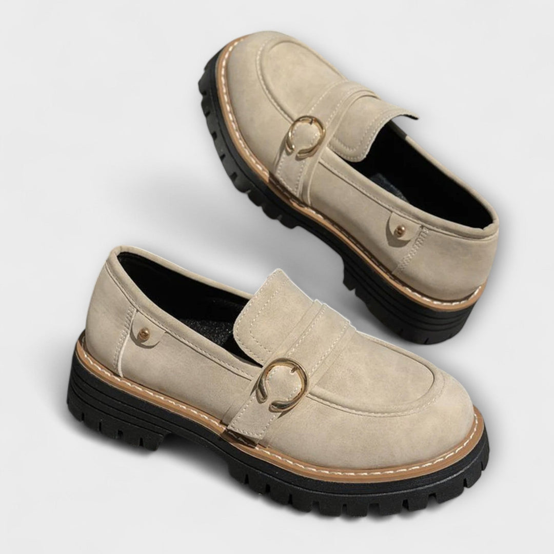 Lora – Elegant Casual Moccasins with Round Toe for a Sophisticated Look