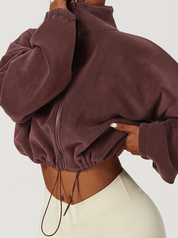 Isabella | Fleece Crop Top