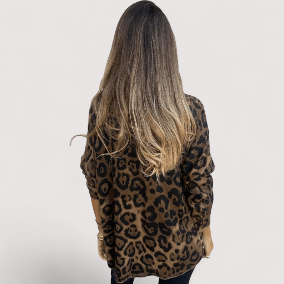Astrid™ | Lightweight Leopard Print Top