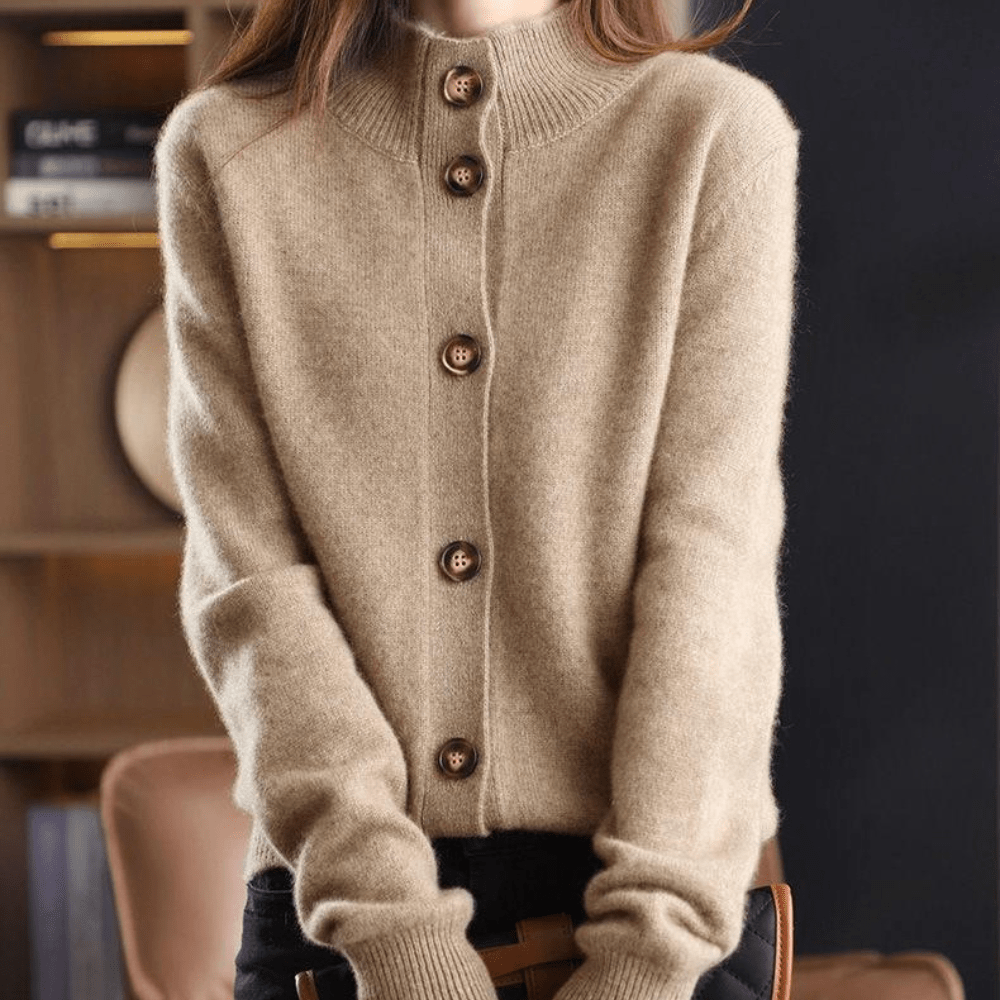 Annie - Knitted Cashmere Cardigan