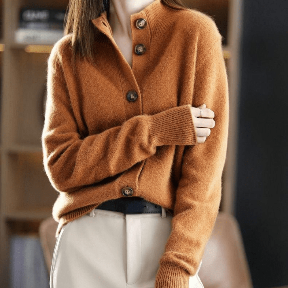 Annie - Knitted Cashmere Cardigan