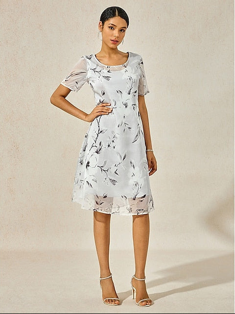 Chandra | Sophisticated Floral Dress